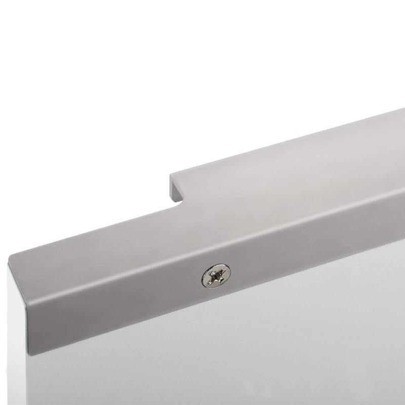 Blankett Slim Furniture Handles, 145 mm, Aluminium, Chrome, Matt, Rear