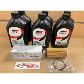 Toyota 2021-2025 GR Supra 4-Cyl 2.0L B46 Oil Change Kit Filter & Oil GENUINE TOYOTA
