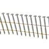 mitoharet 15-Degree Collated Wire Coil Siding Nails 1-1/4Inch x 0.092Inch