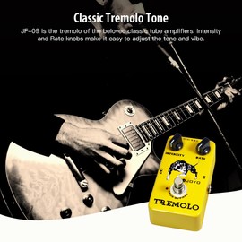 JOYO Tremolo Effect Pedal Beloved Old Amps Photoelectric Tube Circuitry Tremolo for Electric Guitar Effect - True Bypass (JF-09)