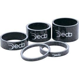 Deda Elementi Carbon Headset Spacers, Black, 5mm