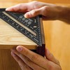 7 inch Carpenters Speed Square Metric,Roofing Rafter Square, Thickened Aluminum