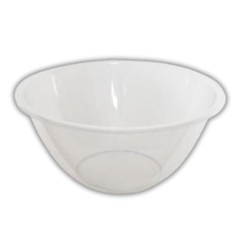 citystores® 30cm 7L Mixing Bowl Plastic Clear for Cooking Baking Food Preparation Durable Kitchen Bowl for Easy Food Mixing