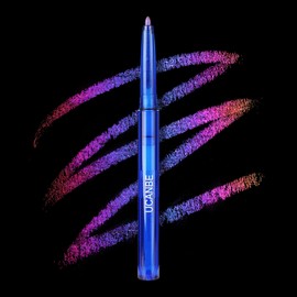 UCANBE Chameleon Eyeshadow & Eyeliner Gel Pencil-Multichrome Shifting Colors Metallic Glitter Eye Makeup,Waterproof Long-Lasting Smudge-Proof Multi-Dimensional Color (Periwinkle Blue to Deep Amethyst)