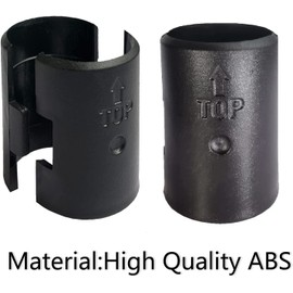 Wire Shelf Clips Shelving Sleeves - 24 Pack Shelf Lock Clips for 1" Post- Shelving Sleeves Replacements for Wire Shelving System