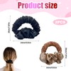 2 Pcs Ponytail Holders Hair Scrunchies, Hair Ties, Soft &