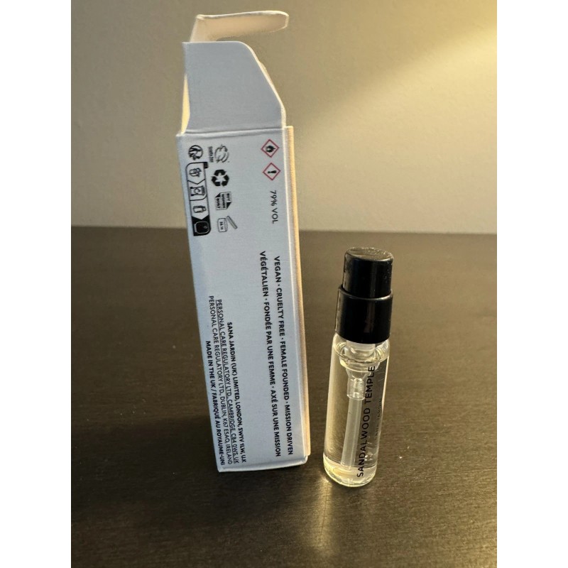 Sana Jardin Sandalwood Temple Eau de Parfum 2 ml .06