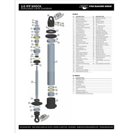 Fox Polyurethane Hourglass Replacement Bushing - 5/8in ID x 1.500in TLG
