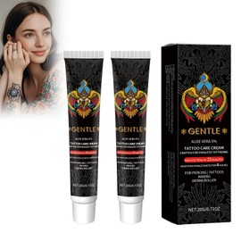 Tattoo Care Creams (2 Stück) – Natürliche Tattoo-Pflegecreme Für Neue Und Alte Tattoos, Feuchtigkeitsspendende Heilcreme, Bio-Tattoo-Balsam, Für Strahlende Tattoos