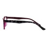 Womens Reading Glasses Fashion Readers Rectangular Spring Hinge Fuchsia +2.25