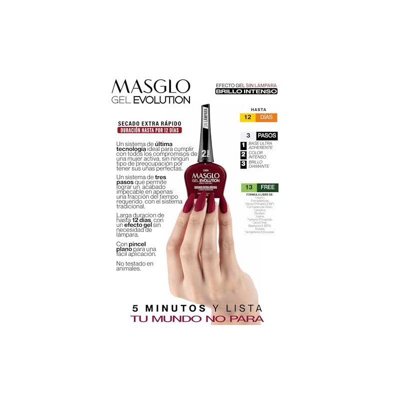 MASGLO BRILLO GEL EVOLUCIÓN 13,5ML