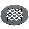 4-1/4 inches Snap-On Round Shower Drain Cover, Stainless Steel (Oil