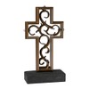The Unity Cross® Antique Bronze Color Wedding Cross; Unity Candle