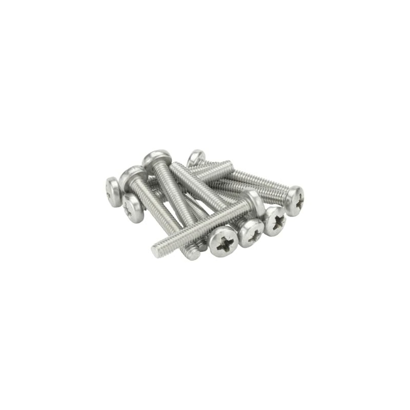 M8 (8mm x 40mm) Pozi Pan Head Machine Screws -