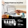Silonn Smart Countertop Ice Maker, Compact Wi-Fi Ice Maker with