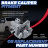 EVERESTWAY Pair Rear Disc Brake Calipers Assembly w/Bracket Compatible with