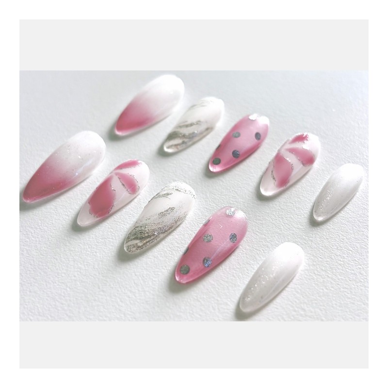 [Reverberation Scent] Handmade nail tips - Coffin Egg / [잔향