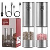 YISUN Electric Salt and Pepper Grinder Set, Stainless Steel Automatic