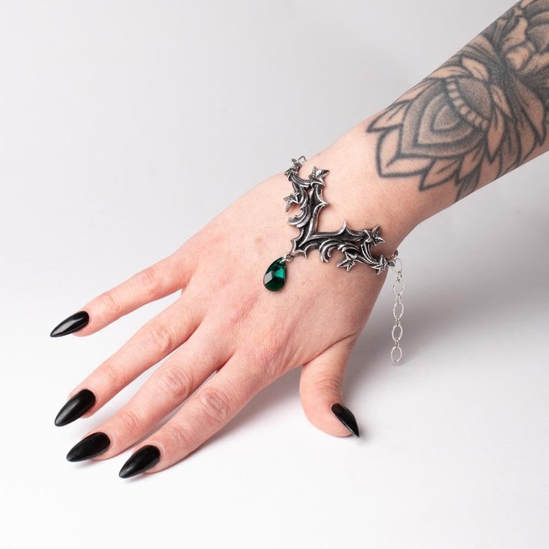 Alchemy Gothic Churchyard Bracelet, Pewter