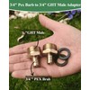 3/4"PEX to 3/4" Garden Hose Male Adapter for PEX-B/C Tubing