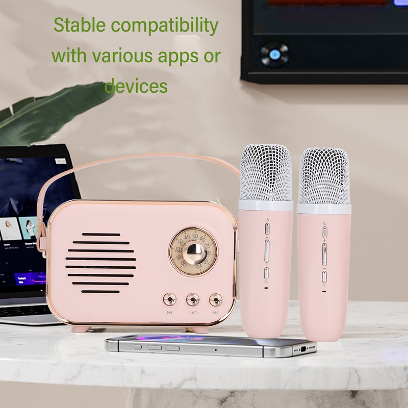 Speaker Karaoke Set Portable Multifunctional High Capacity Battery Small Wireless