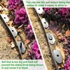 1.5 Inch x 200FT Garden Edging Border,Landscaping with 240pcs Spikes