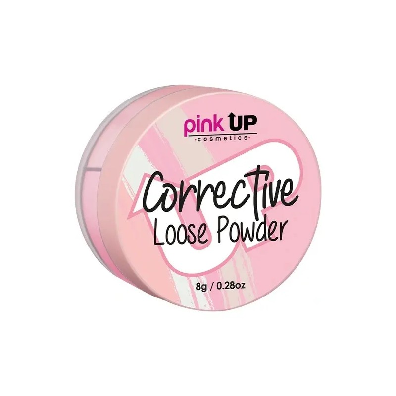 Polvo Traslucido Corrector Unifica El Tono De Piel Pink Up