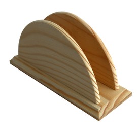 Restaurant Table Decoration Wooden Napkin Holder Bamboo Tissue Holder Natural Light Wood