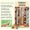 Lifelines Pen Diffuser Set, Favorite Desserts 3-Pack - 1mm Black