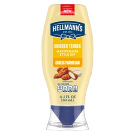 Hellmann's Garlic Parmesan Chicken Tender Mayonnaise Style Dip Garlic Parmesan Delicious Flavor No Artificial Flavors 11.5 Fl Oz