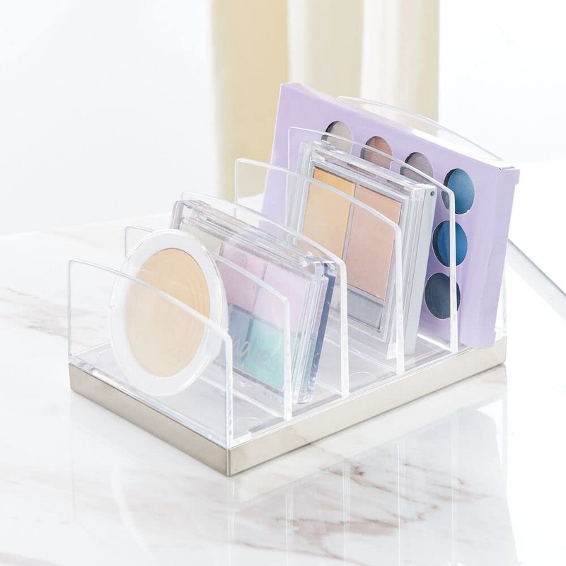 mDesign Plastic Cosmetic Organiser - Makeup Storage with 5 Slots