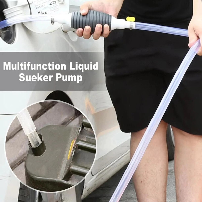 Car Fuel Tank Sucker High Flow Siphon Hand Pump for