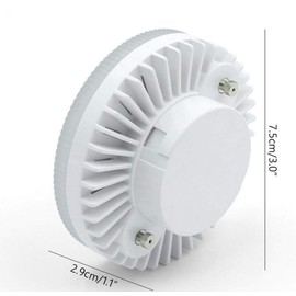 GX53 LED Bulbs 7W GX53 7 Watt 700 Lumen Cool White 6000K GX53 Base CFL Replacement LED Puck Lights for Kitchen Under Cabinet Counter Exhibition Shop Showroom Lighting,48 LED 2835 SMD,Pack of 2