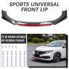KEEPDSGN For 13-15 Honda Civic 4Dr Carbon Fiber 3PCS Front