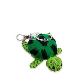 Kamibashi Myrtle the Turtle Original String Doll Gang Keychain Clip, Small, Green