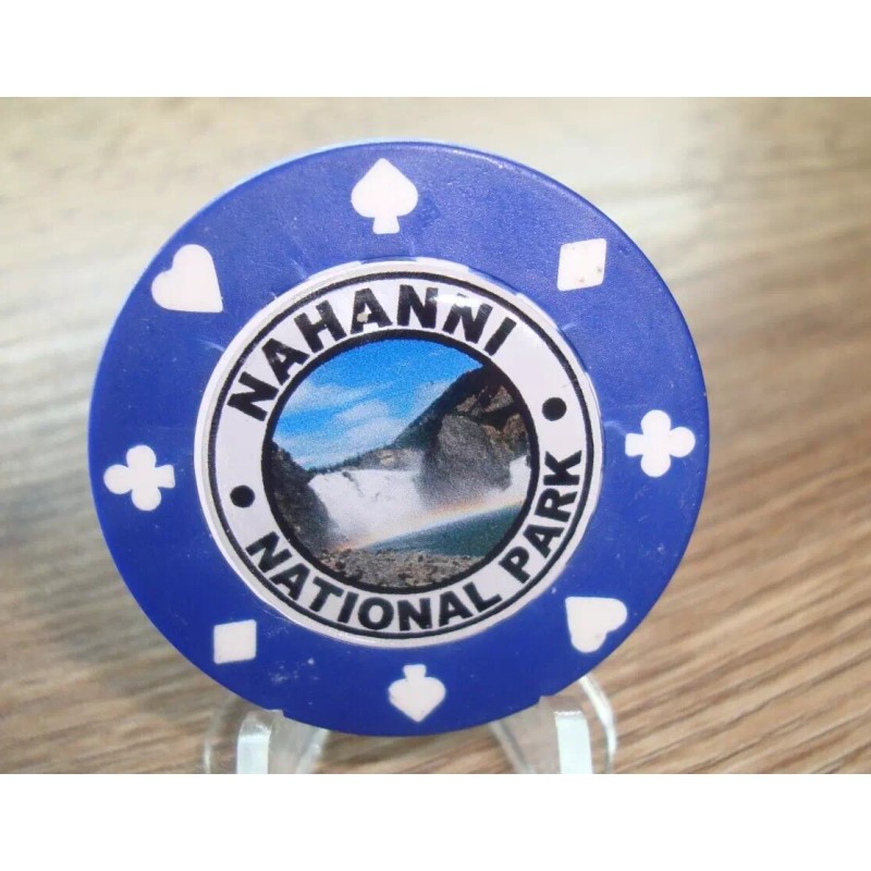 Golf Design NAHANNI National Park CANADA Photo image Poker Chip