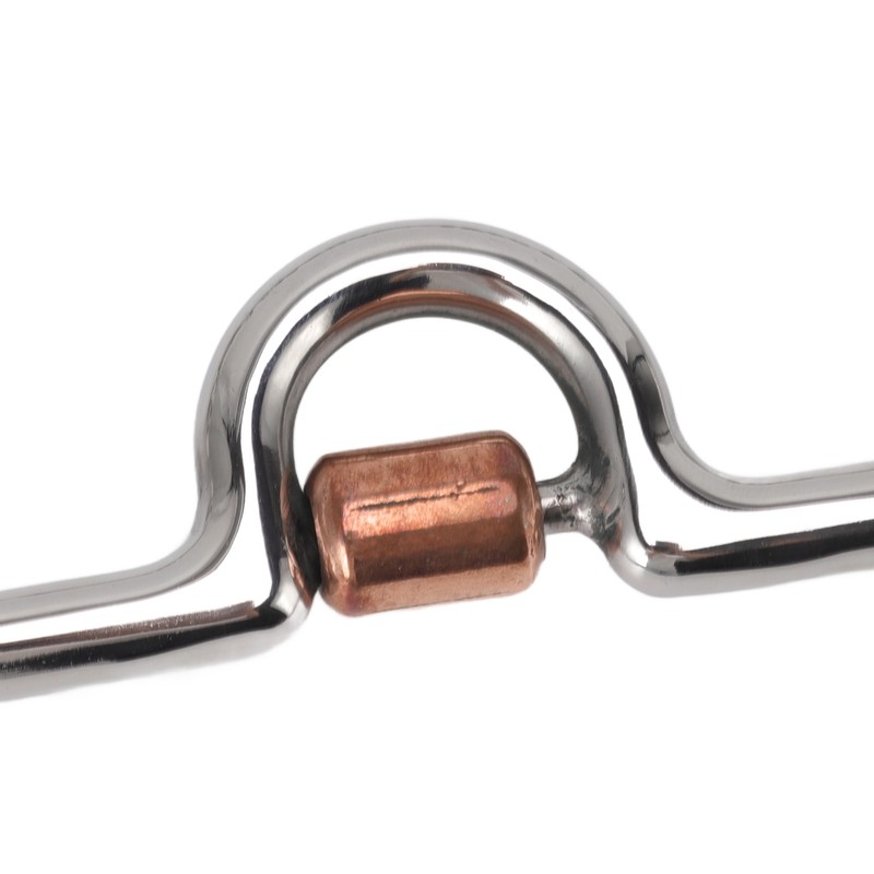 120mm Horse Mouth Snaffle with Chain Stainless Steel Horse Bit