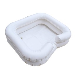 Inflatable Hair Wash Basin Can Be Inflated By Mouth Or Using Pump