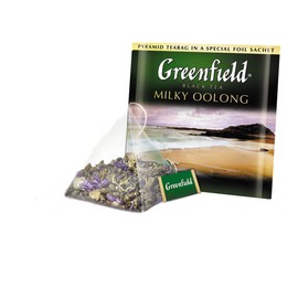 Greenfield Milky Oolong Pyramid Collection 20 Pyramids In Special Foil Sachets Oolong Tea Finely Selected Speciality Tea
