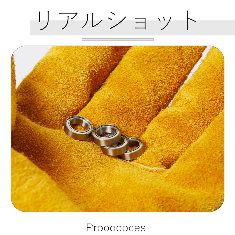 Miniature Bearings, Outer Diameter: 0.5 inches (12 mm) x Inner