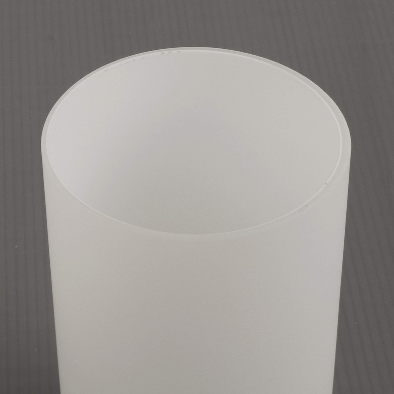 Anmire 3 Pack Opal White Frosted Glass Shade, Cylinder Light