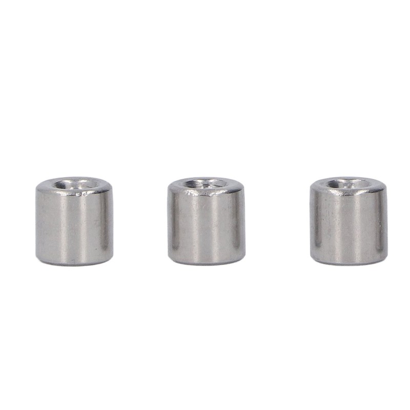 50Pcs Coupling Nut Round M4 Stainless Steel Rod Connector Nut