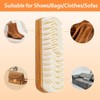 Suede Brush and Eraser Kit, 2-in-1 Rubber Cleaning Brush &
