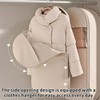 2025 Space Saving Hanging Garment Bag with Self Compression Zipper,