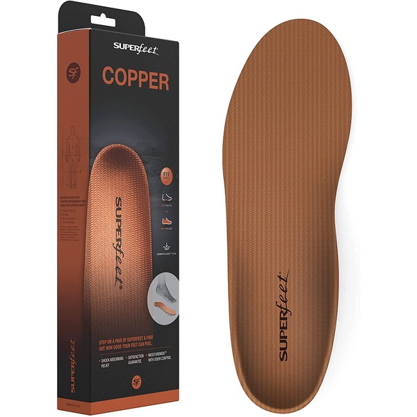 Super Feet Super 'Copper DMP Insoles Trim Fit Copper - -