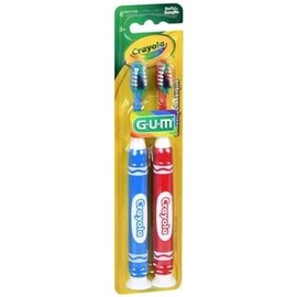GUM SM GUM Crayola Children Toothbrush 1 Pack(2ct)