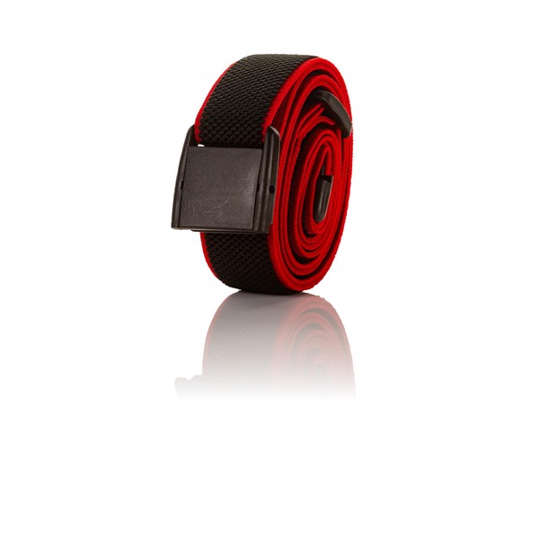Olata Fully Adjustable Unisex Elasticated Belt with Plastic Clip Buckle.