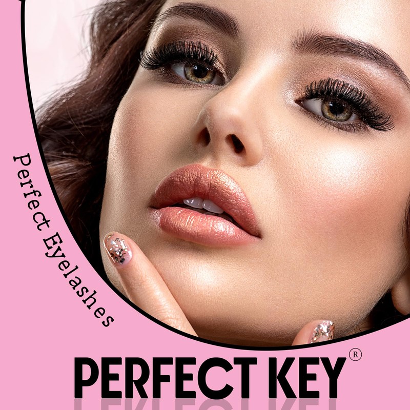 Perfect Key 200 Clusters Natural Look Eyelash Extensions Wispy Lash