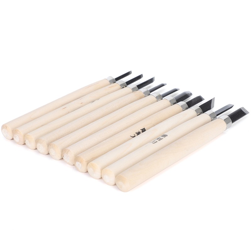 10Pcs Carving Knife Rubber Stamp DIY Stickers Engraving Pen Art