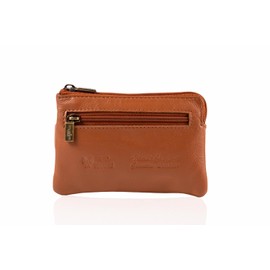 MATADOR K-0111 Key Ring Real Leather with Credit Cards, light brown